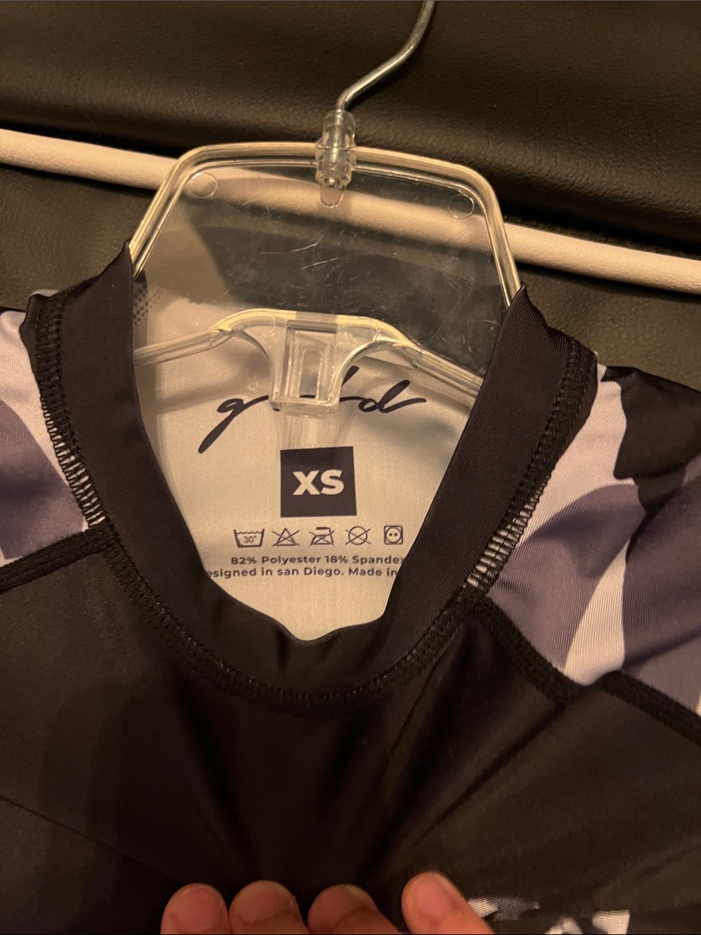 Gold BBJ Black Rash Guard Compression with Gray Camouflage Sleeves - Picture 3 of 5